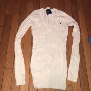 American eagle cable knit sweater